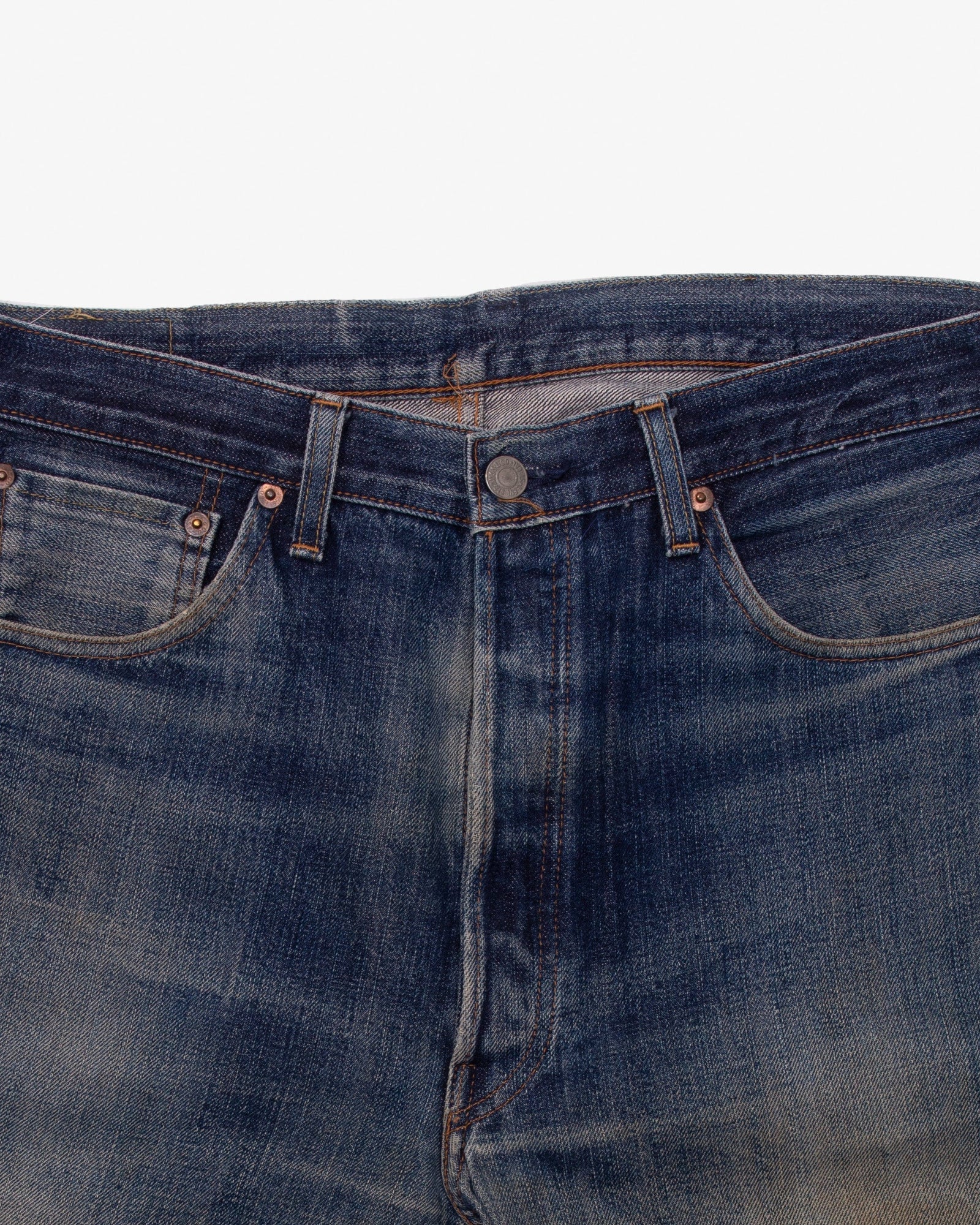 Japanese Repro Denim Jeans, Levi's Brand, Selvedge Denim - 36" x 36"