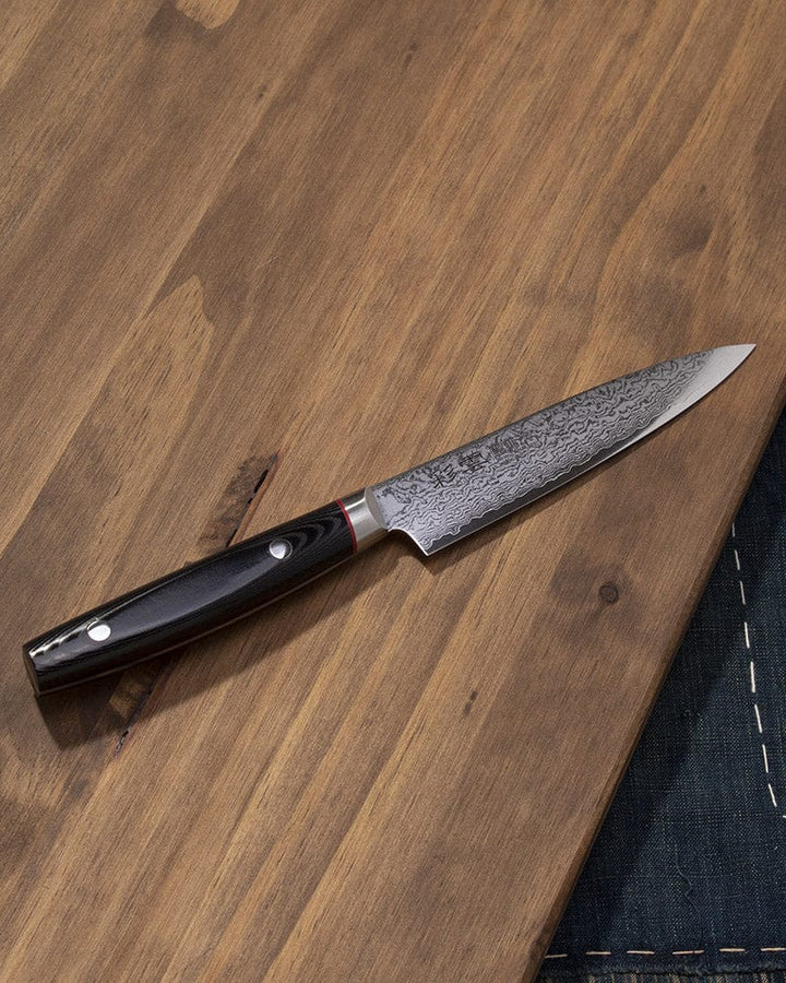 Seki Kanetsugu, Saiun, Utility Knife, Laminated Wood, 120mm