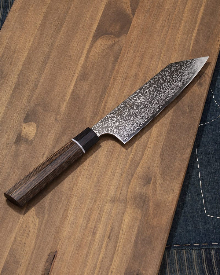 Seki Kanetsugu, Zuiun, Santoku Knife, Oak, 180mm