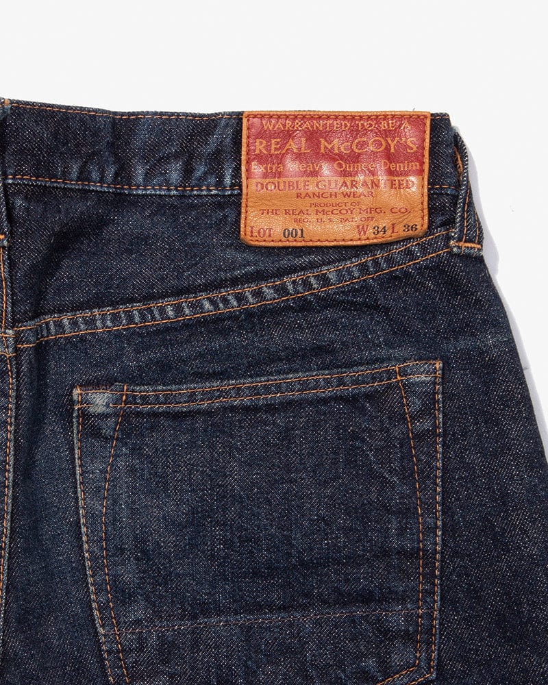 Japanese Repro Denim Jeans, Real McCoy Brand, Selvedge Denim, 3 