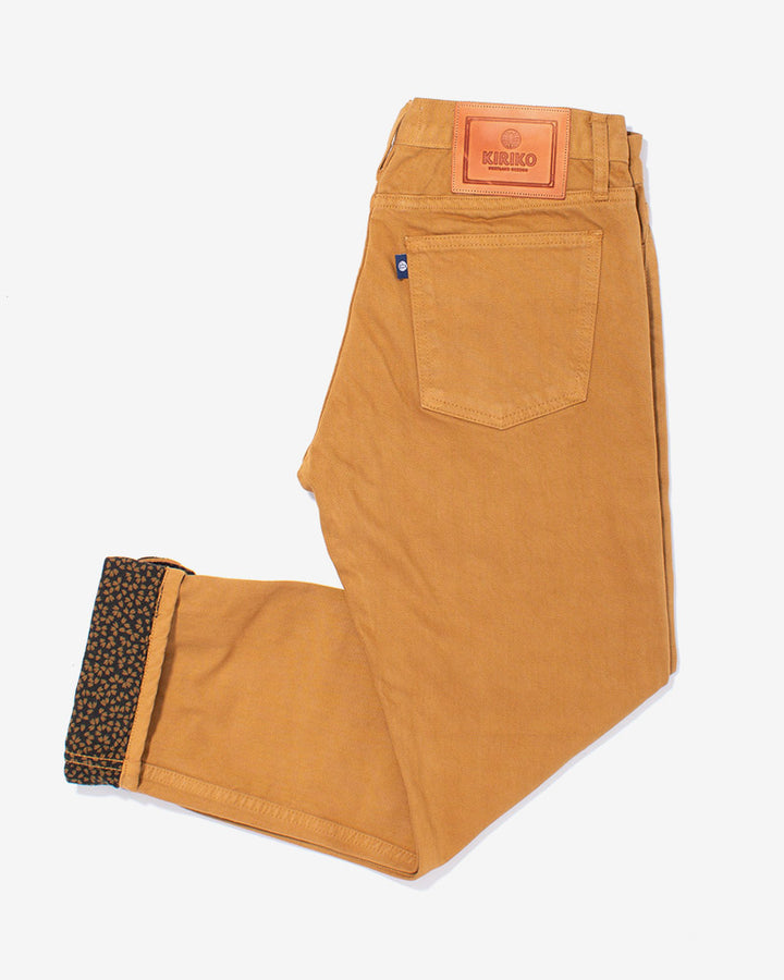 Custom Dyed Premium Selvedge Japan Nihon Menpu Jeans, Ginsusutake, Mens, Sakura