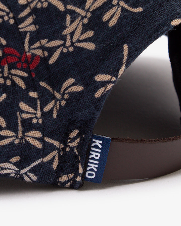 5-Panel Indigo Tonbo with Red Cap