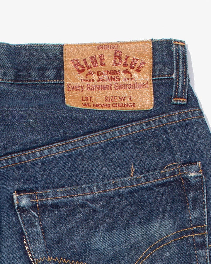 Japanese Repro Denim Jeans, Blue Blue Brand, Selvedge Denim, 2 - 31" x 36"