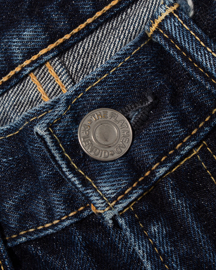 Japanese Repro Denim Jeans, The Flathead Co. Brand, Vintage Selvedge Denim - 28" x 30"