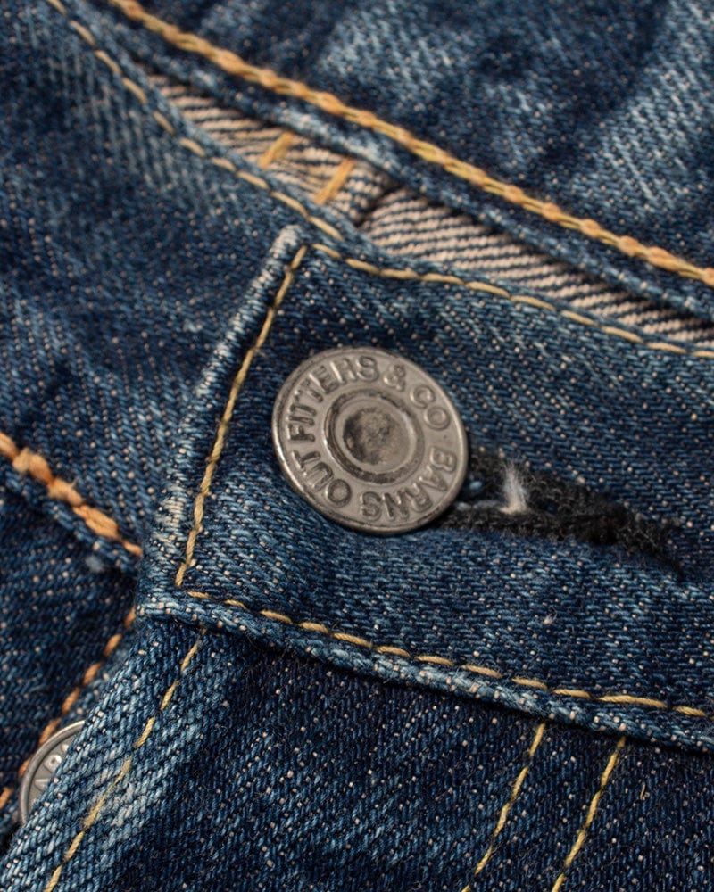 Japanese Repro Denim Jeans, Barns Outfitters &amp; Co Brand, Selvedge Denim Jeans, 1 - 30" x 35"