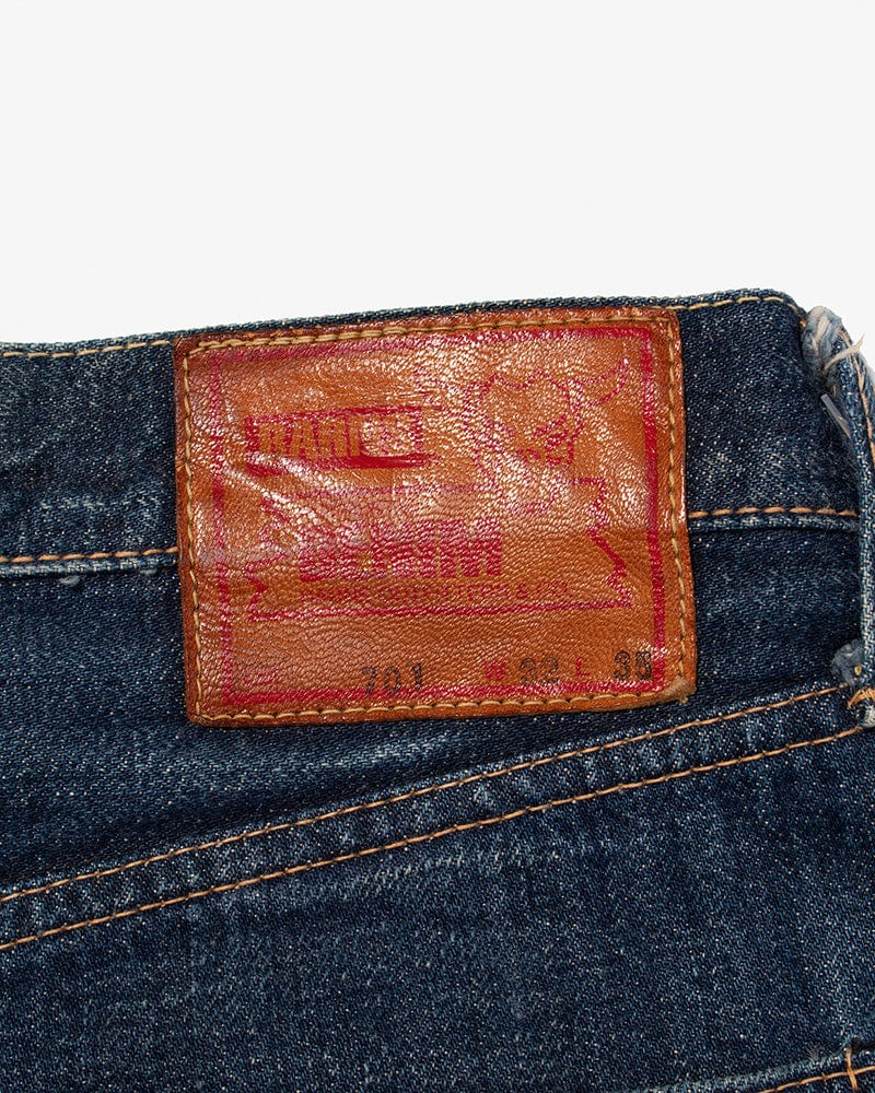 Japanese Repro Denim Jeans, Barns Outfitters &amp; Co Brand, Selvedge Denim Jeans, 1 - 30" x 35"