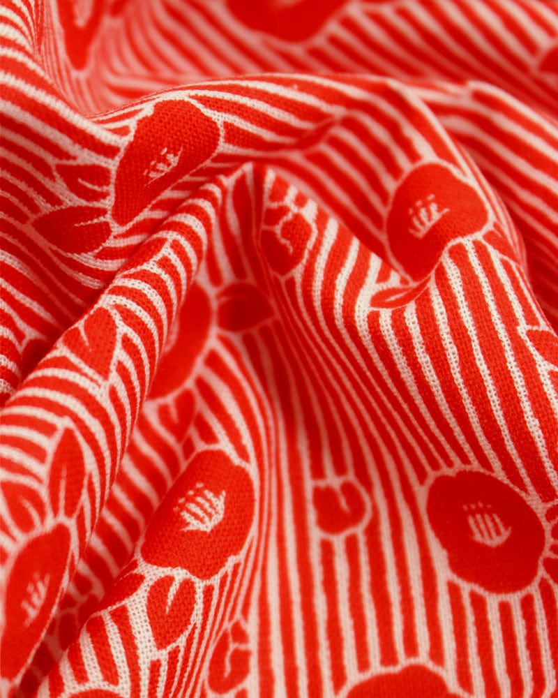 Tenugui, Classic, Komon, Red Tsubaki and Shima