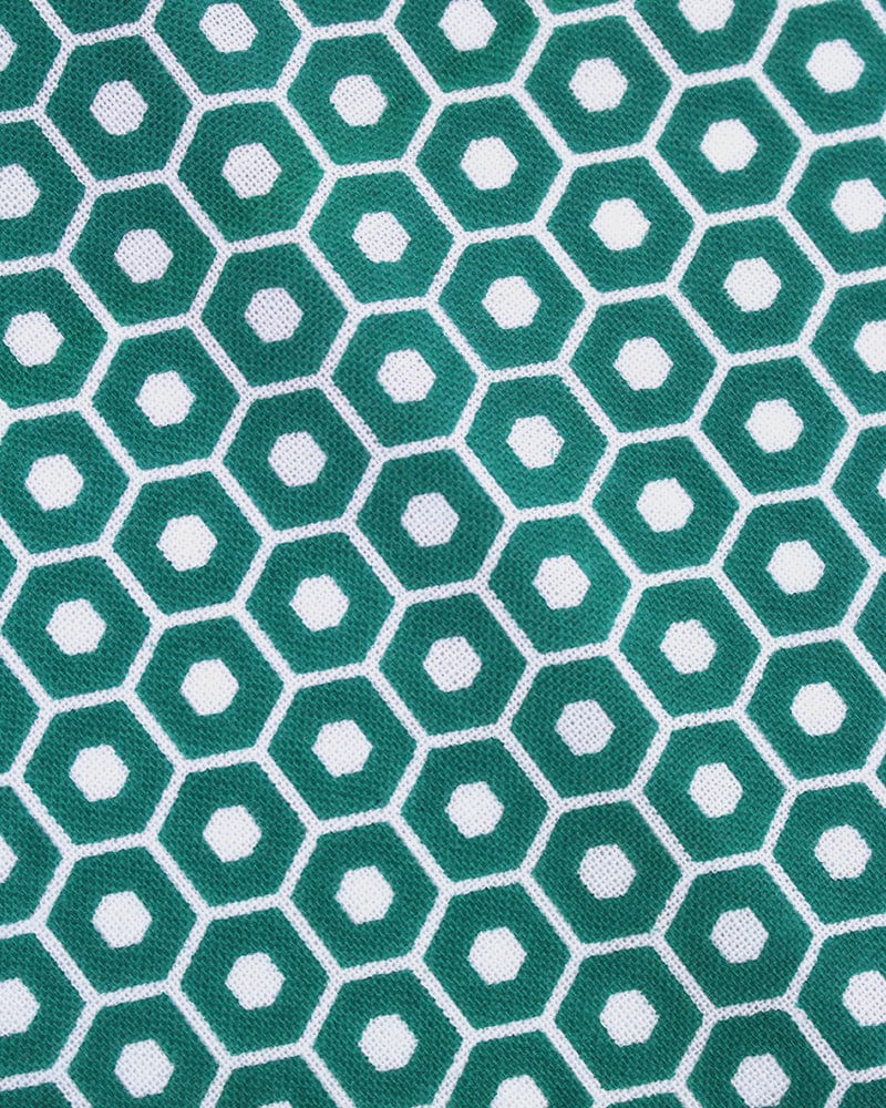 Tenugui, Classic, Komon, Green Kikkou