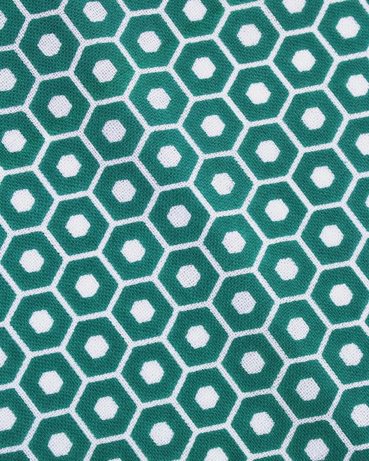 Tenugui, Classic, Komon, Green Kikkou