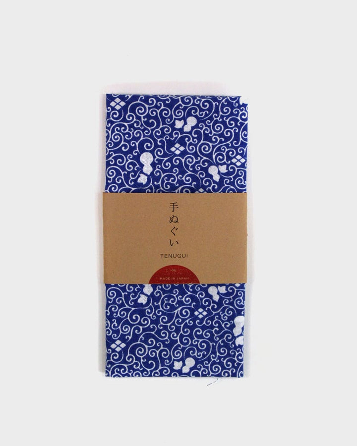 Tenugui, Classic, Komon, Blue Hyotan