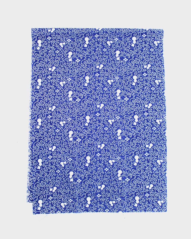 Tenugui, Classic, Komon, Blue Hyotan