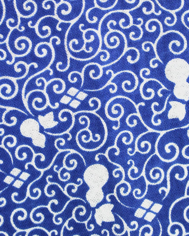 Tenugui, Classic, Komon, Blue Hyotan