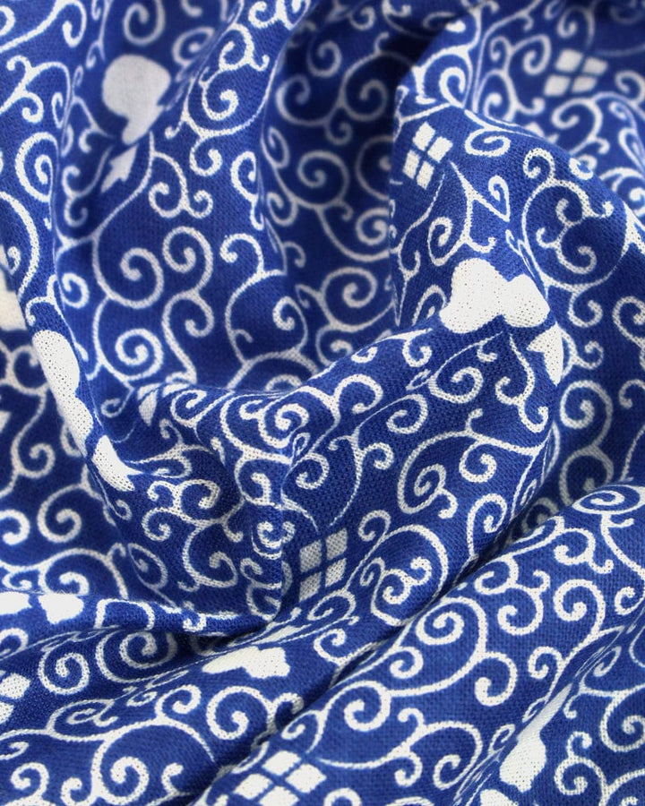 Tenugui, Classic, Komon, Blue Hyotan
