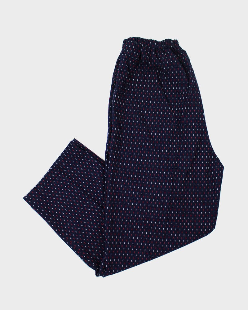 ToK Pants, Kasuri Indigo with Red and White Dash