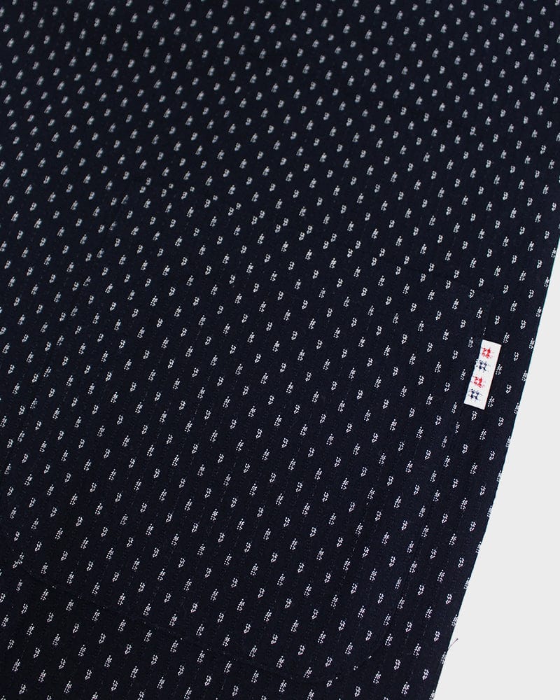 ToK Pocket Dress, Oversized, Indigo with White Dashes