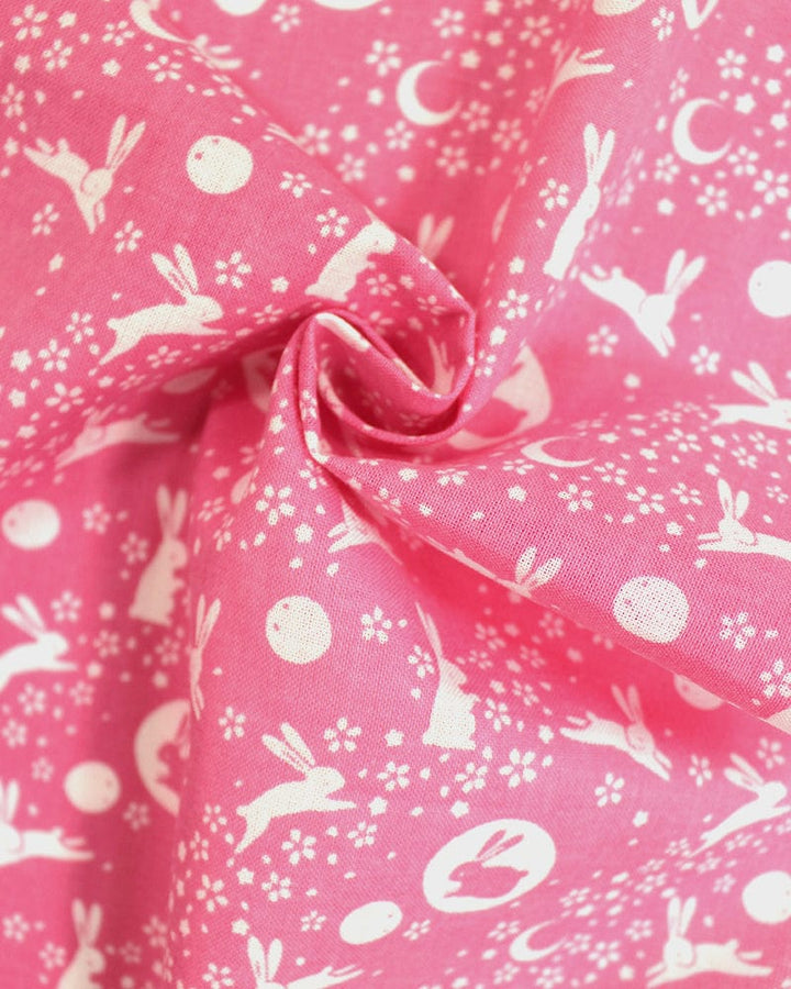Tenugui, Classic, Komon, Pink Usagi and Moon