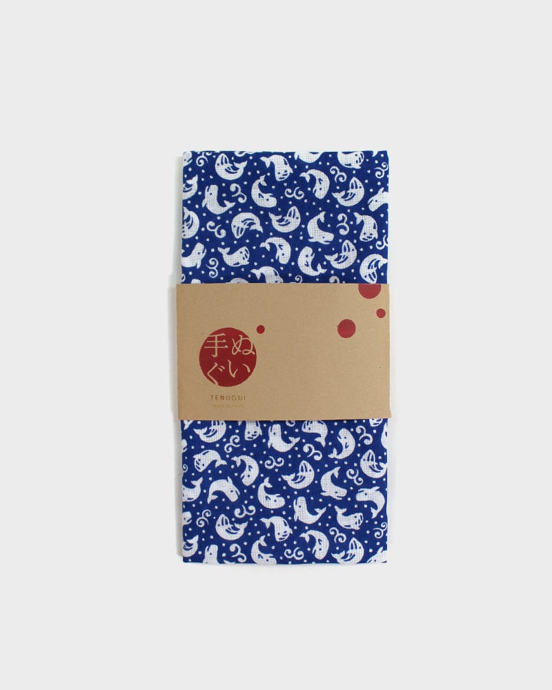 Tenugui, Classic, Komon, Blue Whales