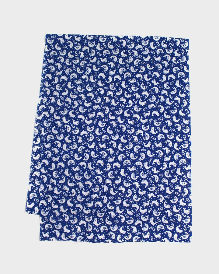 Tenugui, Classic, Komon, Blue Whales