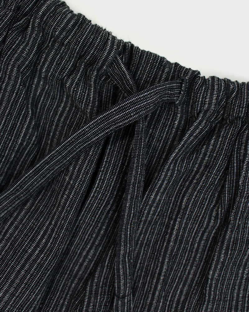 ToK Jinbei Set, Chijimi Weave, Grey Shima