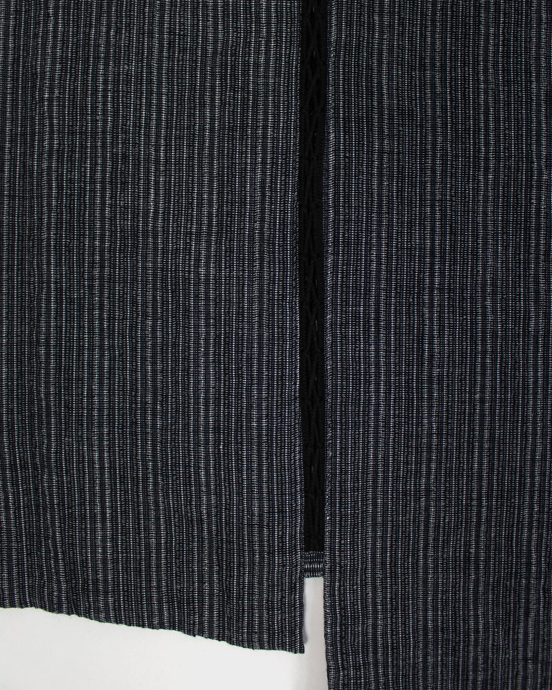 ToK Jinbei Set, Chijimi Weave, Grey Shima