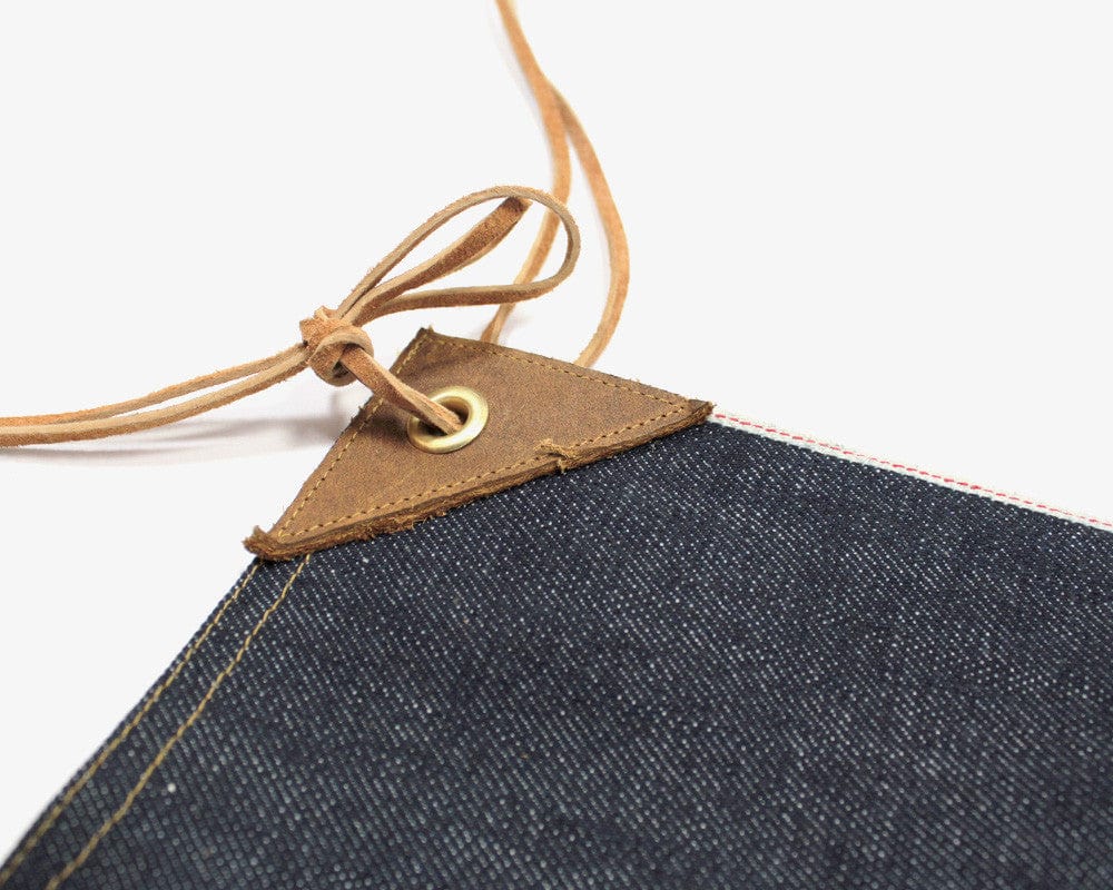 Kokoro Original Work Apron, Full, Japanese Selvedge Denim, Indigo