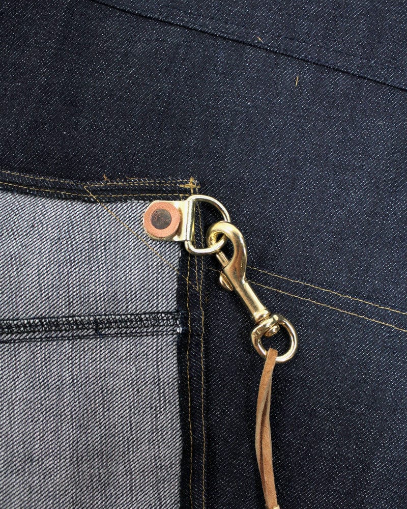 Kokoro Original Work Apron, Full, Japanese Selvedge Denim, Indigo