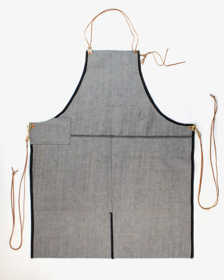Kokoro Original Work Apron, Full, Japanese Selvedge Denim, Indigo