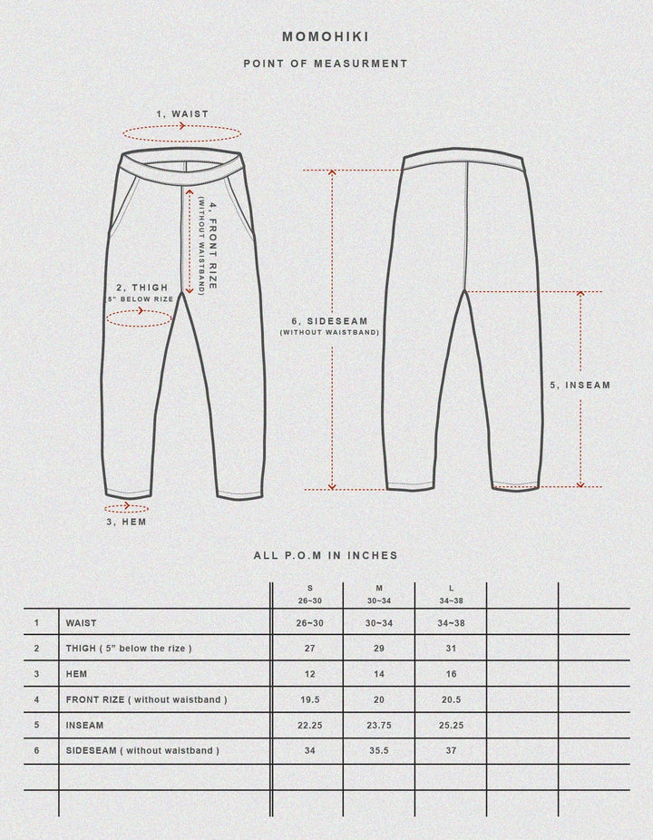 Prospective Flow Pants, Momohiki, Black