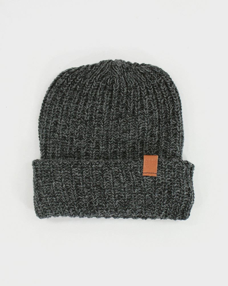 Kiriko Original Knit Cap, Marbled Charcoal, 9 ˝