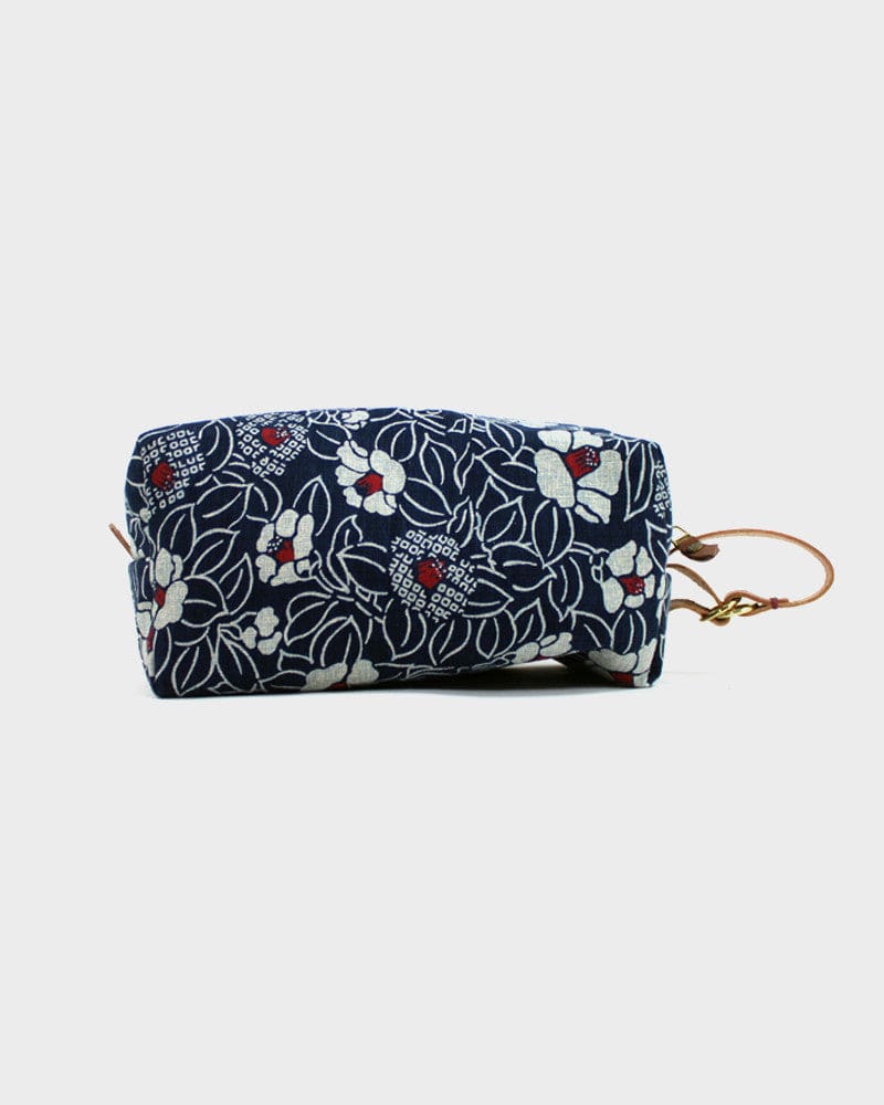 Kiriko Original Dopp Kit, Indigo Tsubaki
