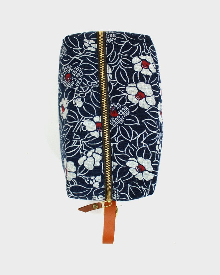 Kiriko Original Dopp Kit, Indigo Tsubaki