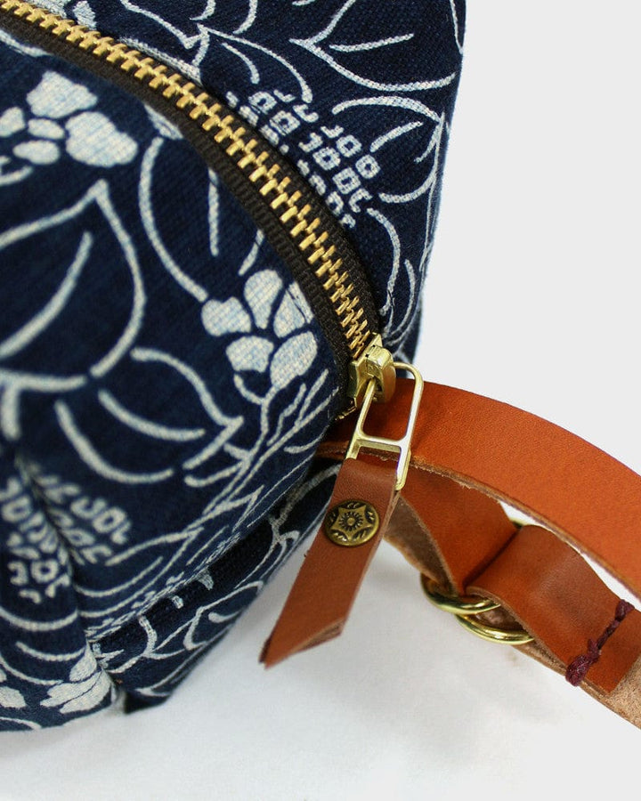 Kiriko Original Dopp Kit, Indigo Tsubaki