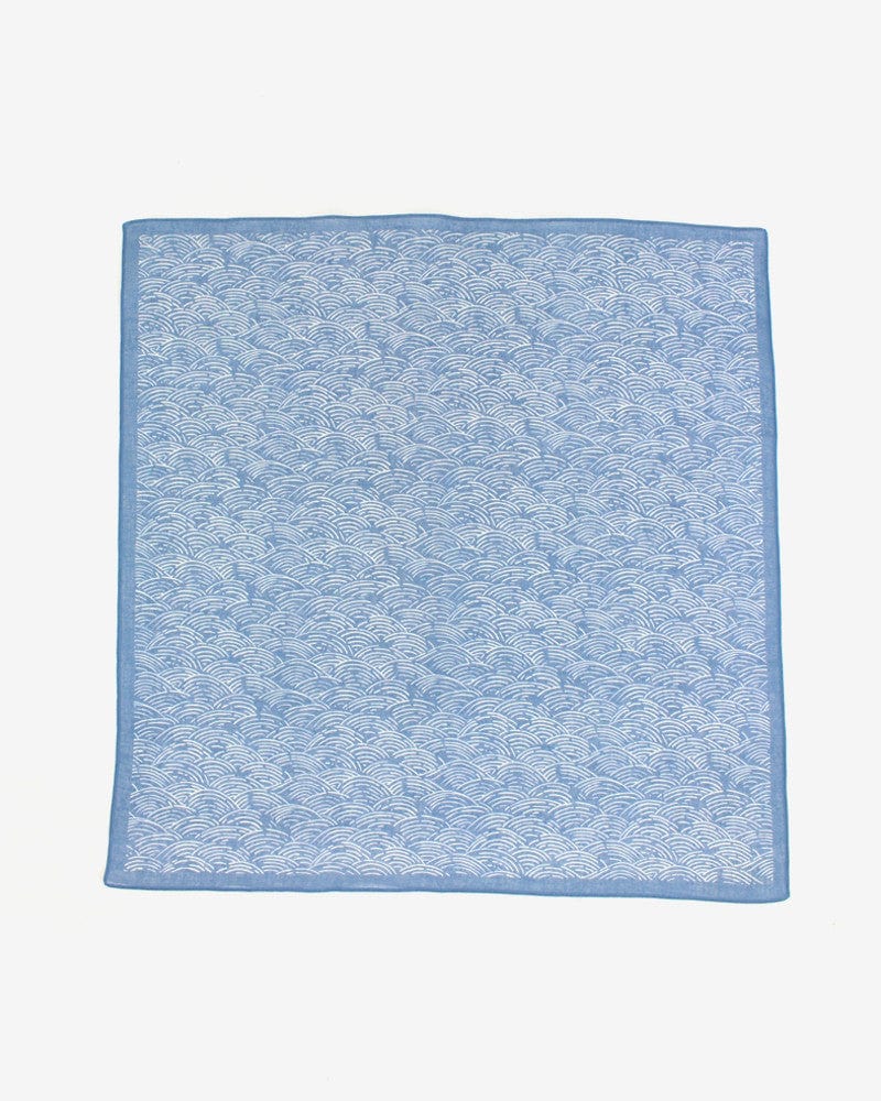 Japanese Handkerchief, Classic, Toiro Seigaiha