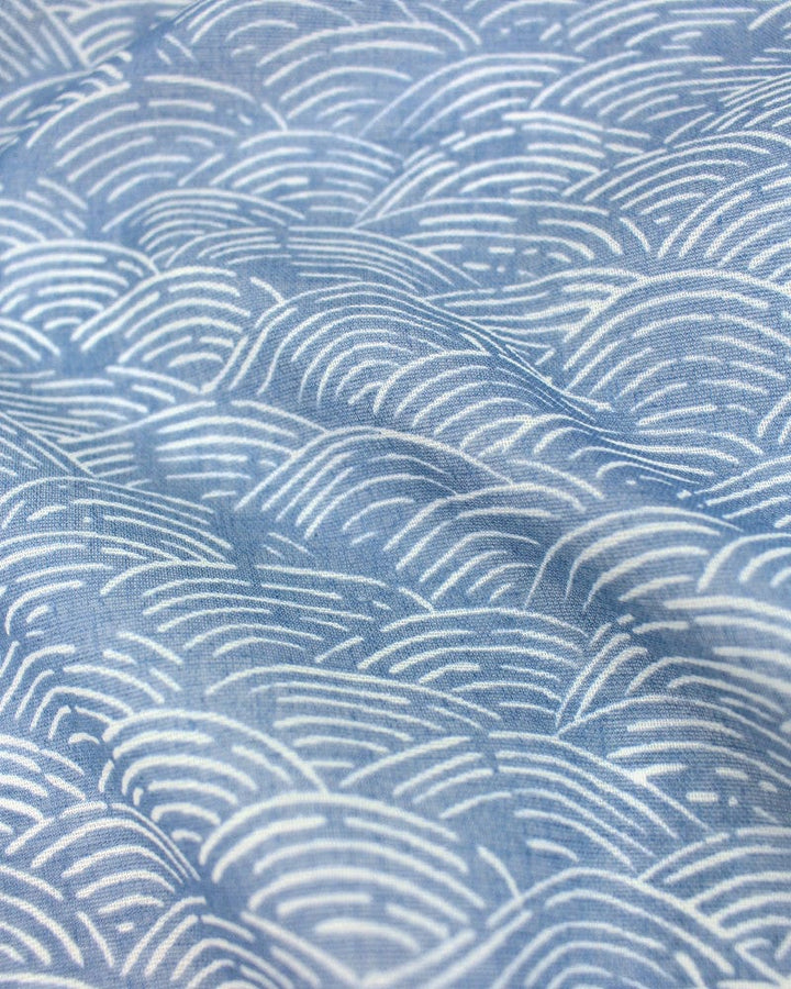 Japanese Handkerchief, Classic, Toiro Seigaiha