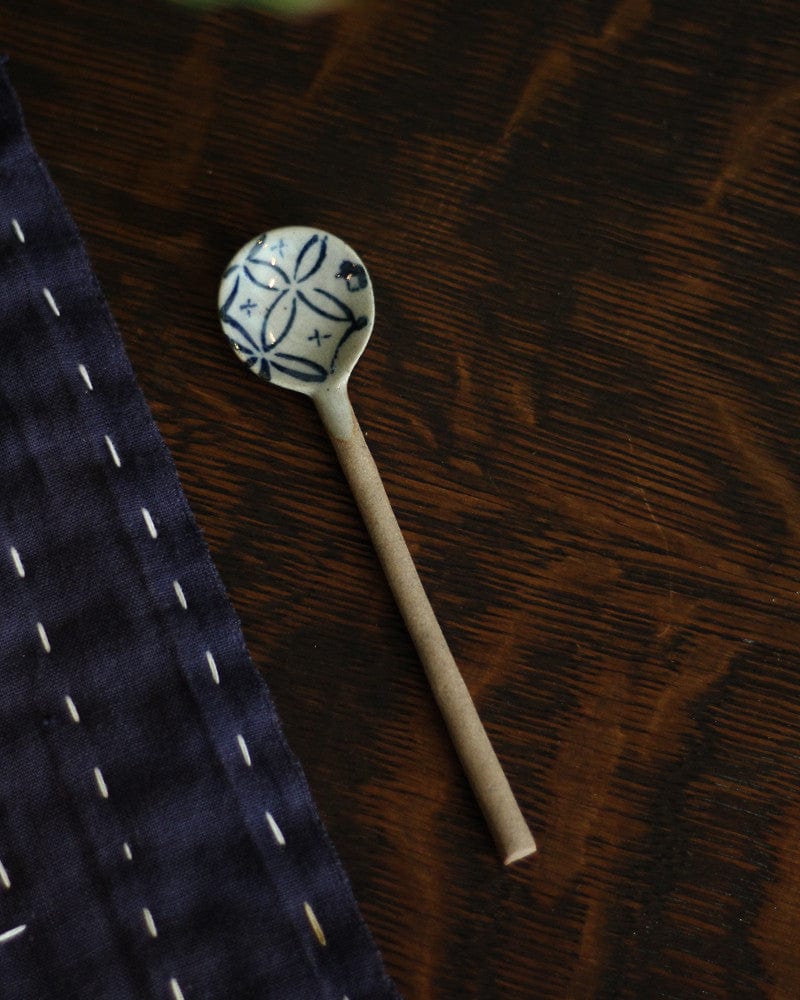 Hand-Painted Spoon, Ichiyama, Tsuchimono, Shippou
