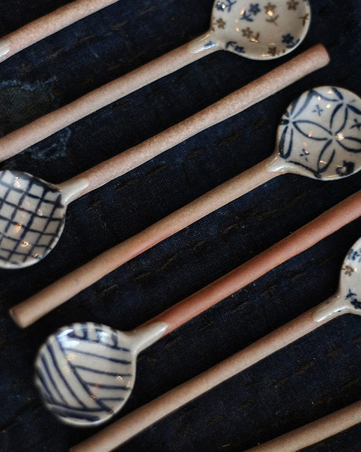 Hand-Painted Spoon, Ichiyama, Tsuchimono, Shippou