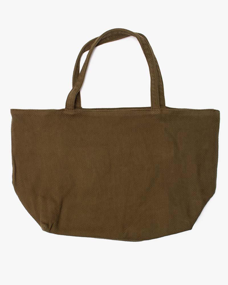 Prospective Flow Tote, Sashiko, Olive