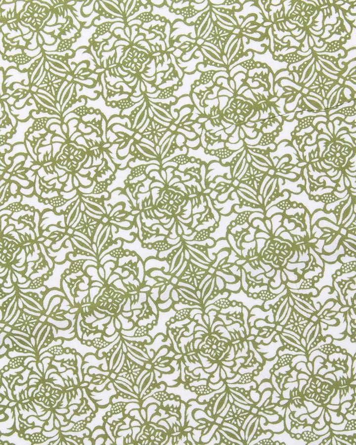 Tenugui, Chusen-Zome, Green Tomoe Komon