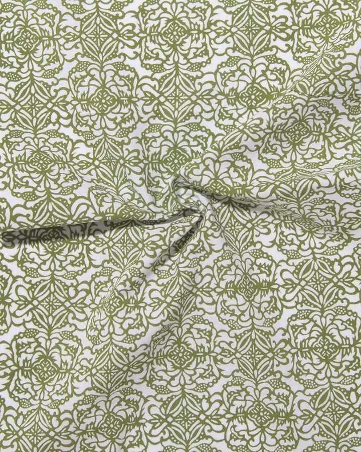Tenugui, Chusen-Zome, Green Tomoe Komon