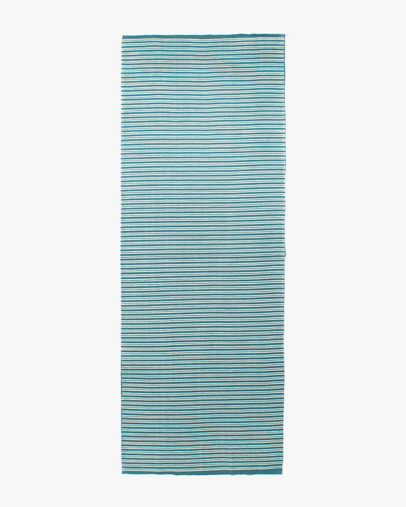 Tenugui, Chusen-Zome, Teal with White Shima