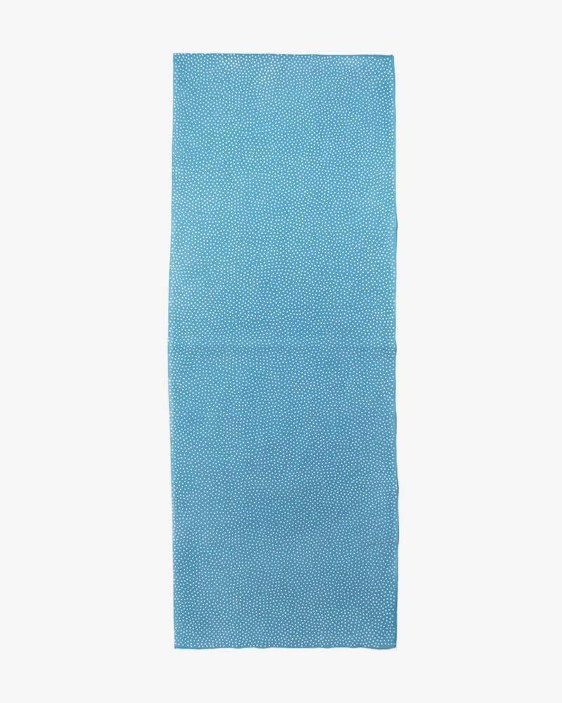 Tenugui, Chusen-Zome, Light Blue with White Dots