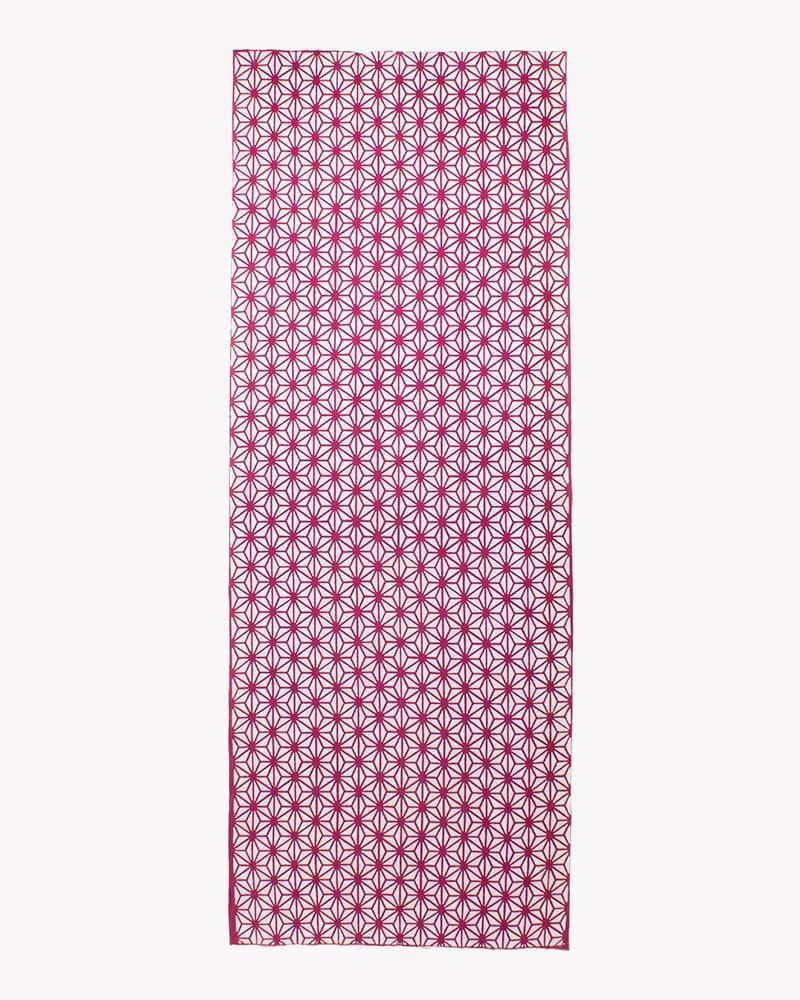 Tenugui, Chusen-Zome, Magenta Large Asanoha