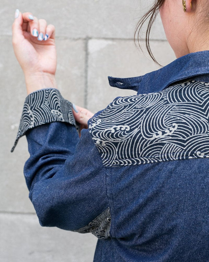 Kiriko Original Shirt, Long Sleeve Button-Up, Denim Workshirt, Nami