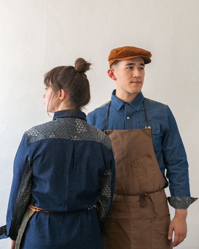 Kiriko Original Shirt, Long Sleeve Button-Up, Denim Workshirt, Nami