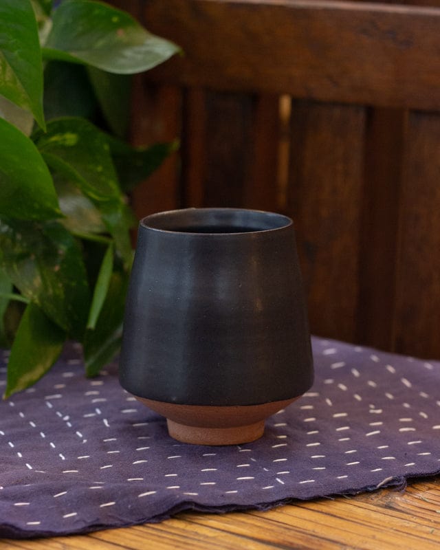 Kelly Pottery, Charcoal Yunomi Cup