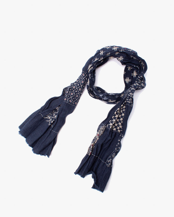 Kiriko Original Scarf, Kiji, Igeta and Multi Patchwork