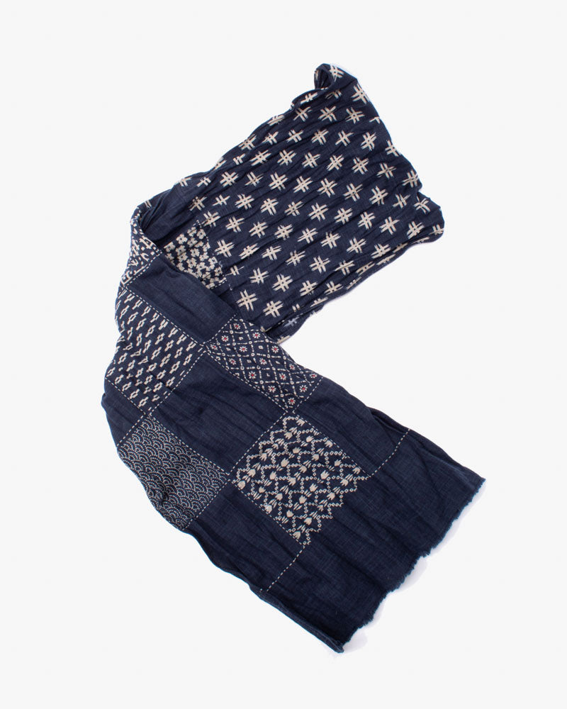 Kiriko Original Scarf, Kiji, Igeta and Multi Patchwork