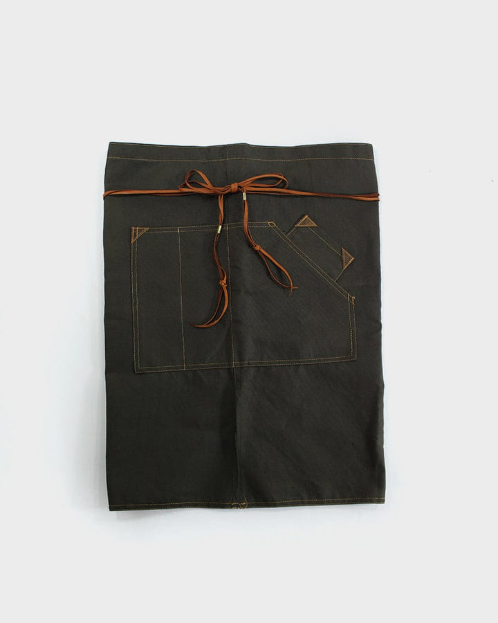 Kokoro Original Work Apron, Waist, Canvas, Military Green