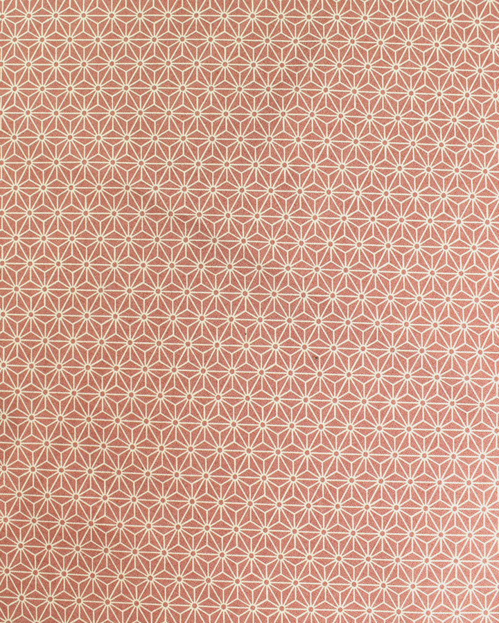 Kiriko Original Bandana, Classic, Coral Pink Asanoha