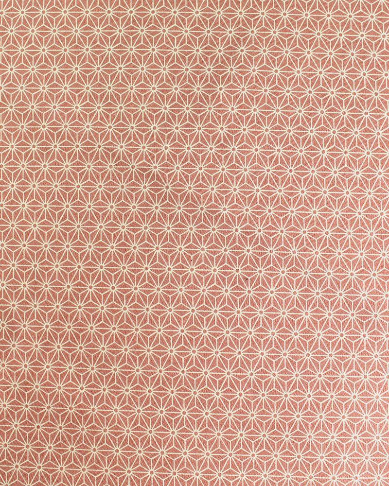 Kiriko Original Bandana, Classic, Coral Pink Asanoha